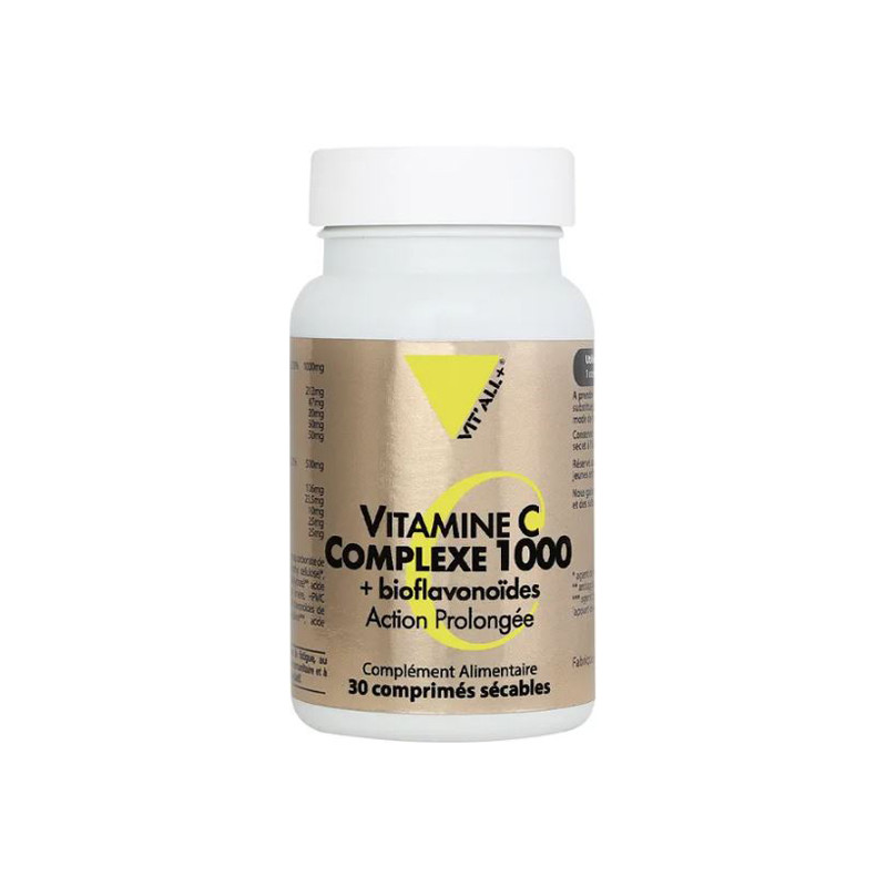 Vitall+ Vitamine C Complexe 1000mg 30 comprimés sécables