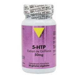 Vitall+ 5-HTP Extrait de Griffonia 50mg 30 gélules végétales