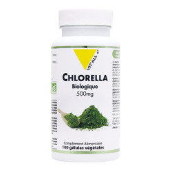 Vitall+ Chlorella Biologique 500mg 100 gélules végétales