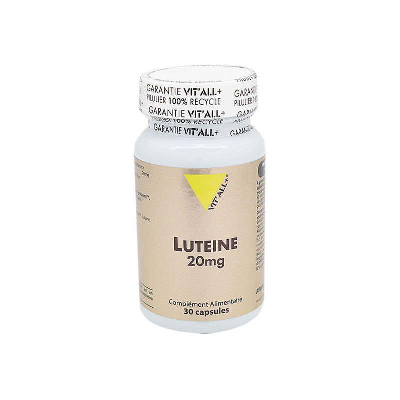 Vitall+ Lutéine 20mg 30 capsules