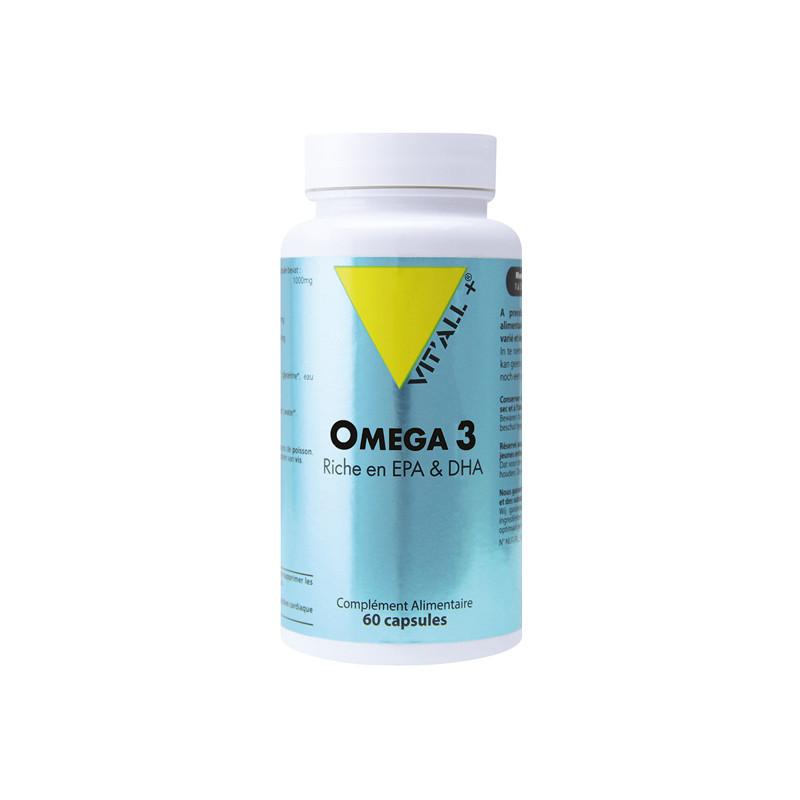 Vitall+ Oméga 3 - 1000mg 60 capsules