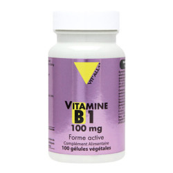 Vitall+ Vitamine B1 - 100mg 100 gélules végétales