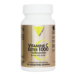 Vitall+ Vitamine C Ester 1000 + bioflavonoïdes 30 comprimés sécables