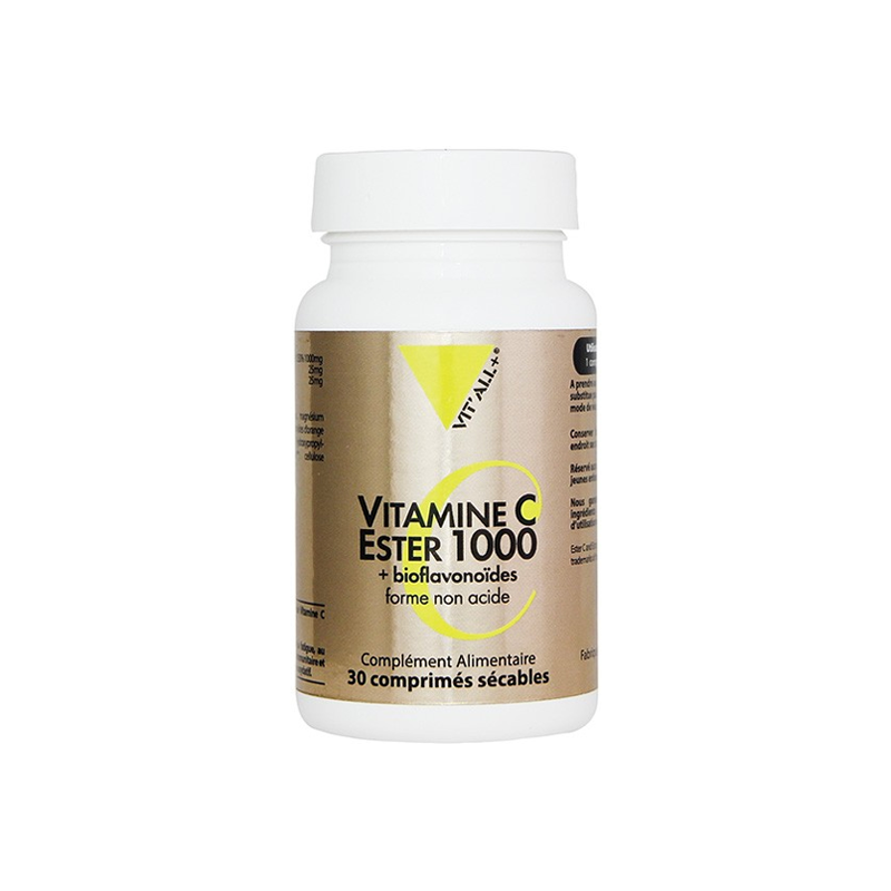 Vitall+ Vitamine C Ester 1000 + bioflavonoïdes 30 comprimés sécables