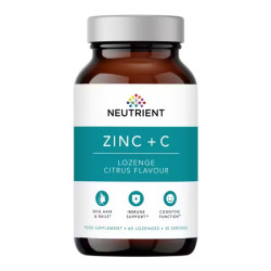 Neutrient Zinc + C 60 pastilles aux agrumes