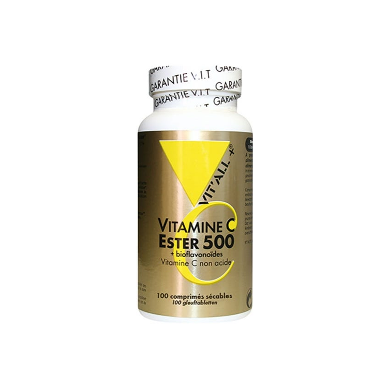 Vitall+ Vitamine C Ester 1000 + bioflavonoïdes 100 comprimés