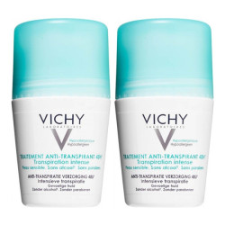 Vichy déodorant traitement anti-transpirant 48h lot de 2 x 50ml