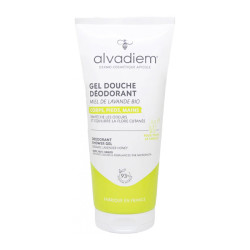 Alvadiem gel douche déodorant au miel de lavande bio 200ml