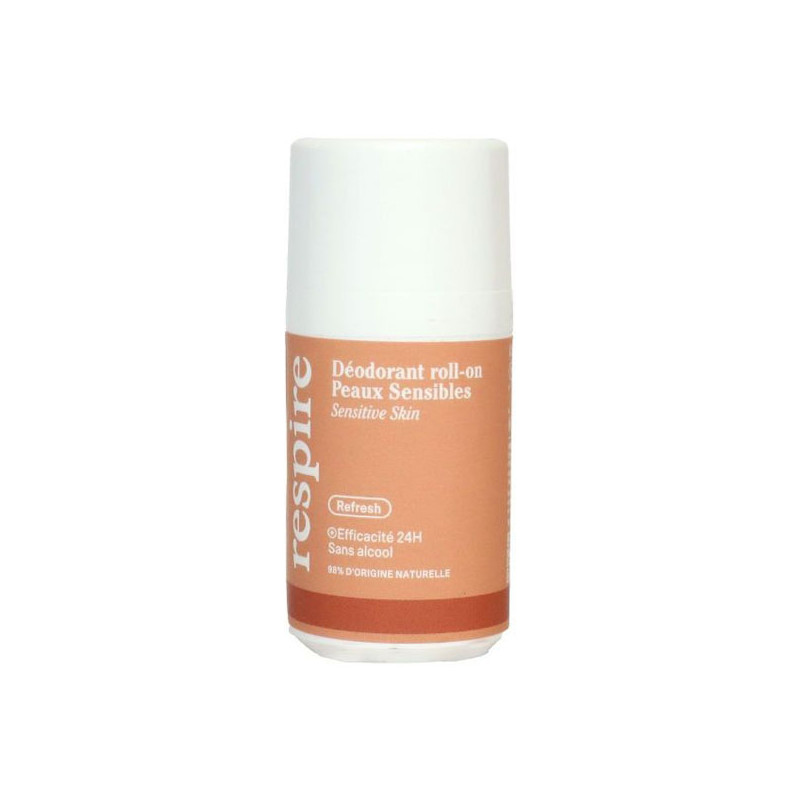 Respire déodorant roll-on Peaux Sensibles 50ml