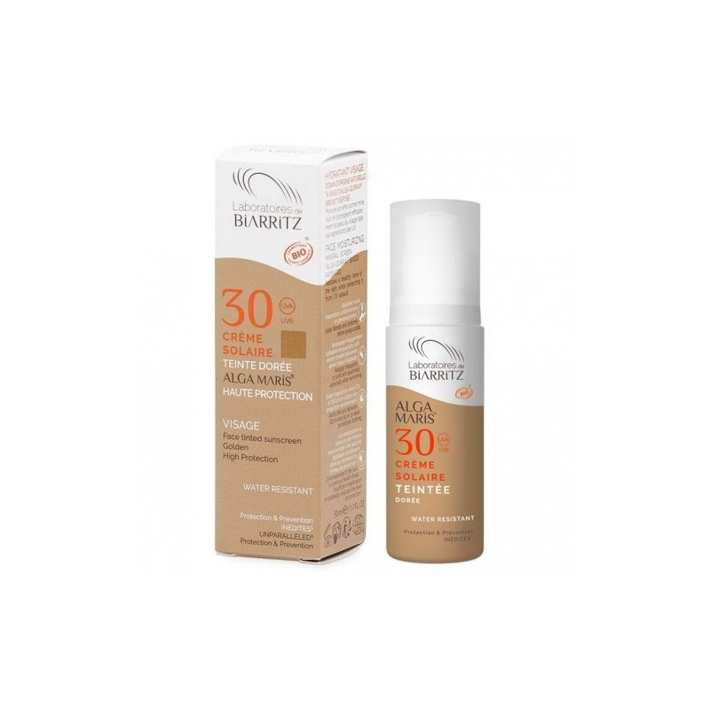 Laboratoires de Biarritz Alga Maris SPF30 crème teintée foncée 50ml