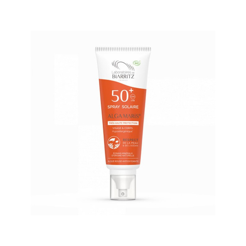 Biarritz spray solaire spf50+ bio 100ml