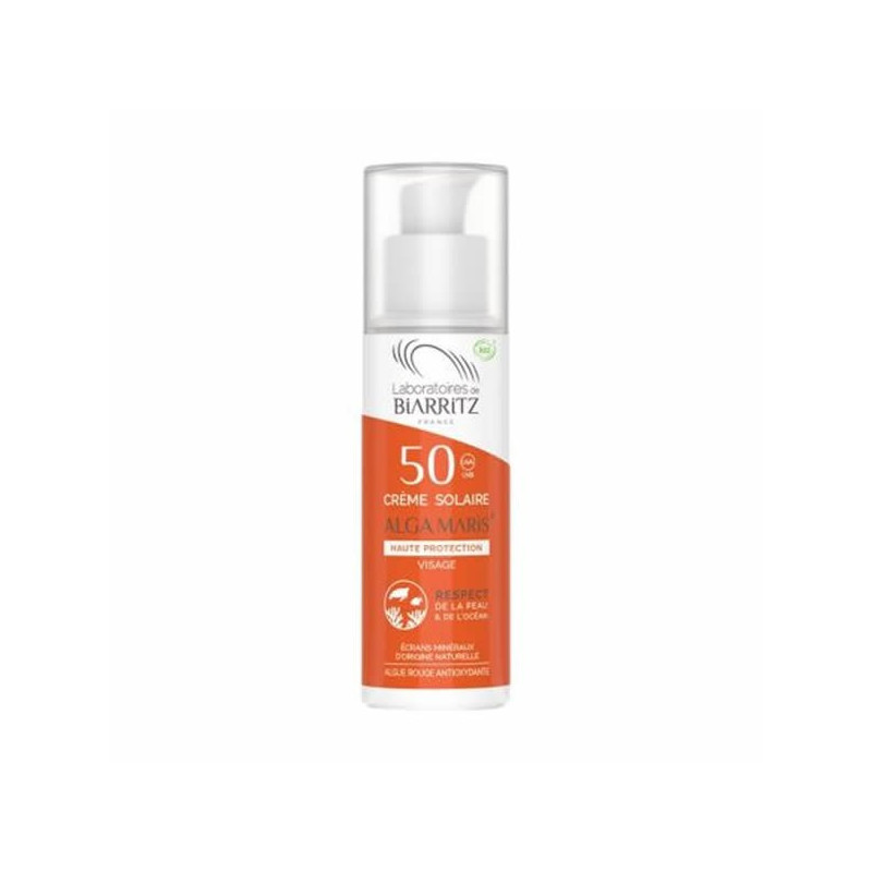 Laboratoires de Biarritz crème solaire haute protection visage SPF50 - 50ml