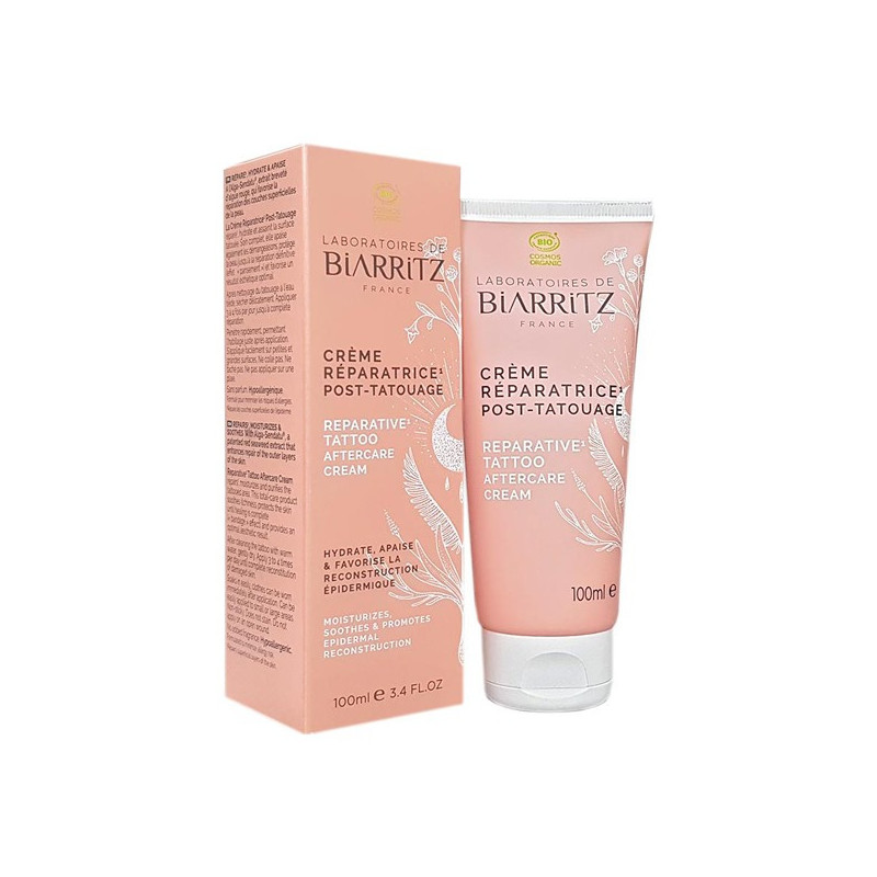 Laboratoires de Biarritz crème réparatrice post-tatouage bio 100ml