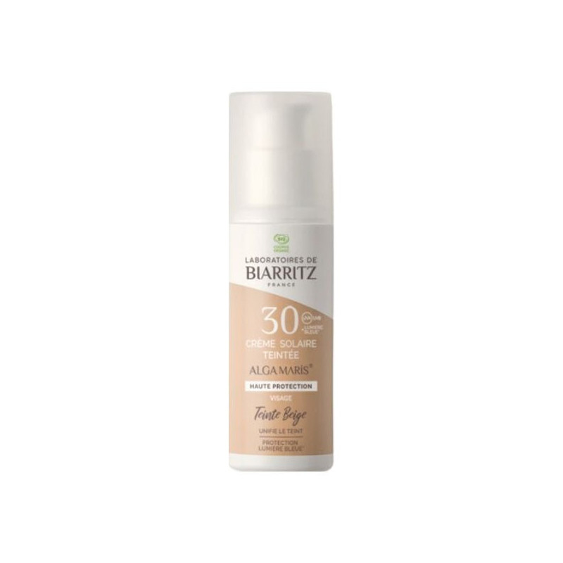 Laboratoires de Biarritz Alga Maris crème solaire teintée beige SPF30 - 50ml