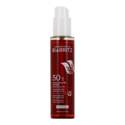 Laboratoires de Biarritz huile solaire satinée SPF50 - 125ml