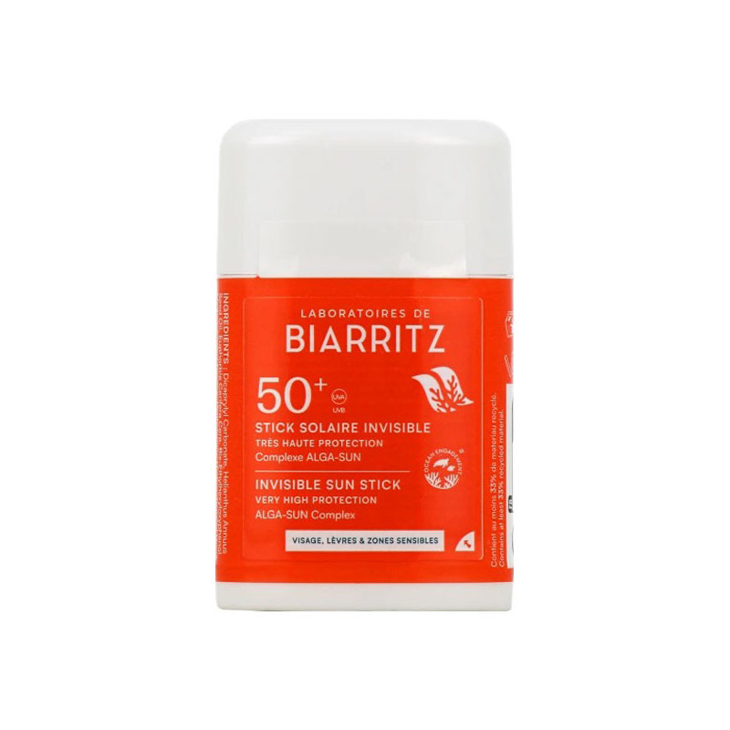 Laboratoires de Biarritz stick solaire invisible SPF50+ 10gr