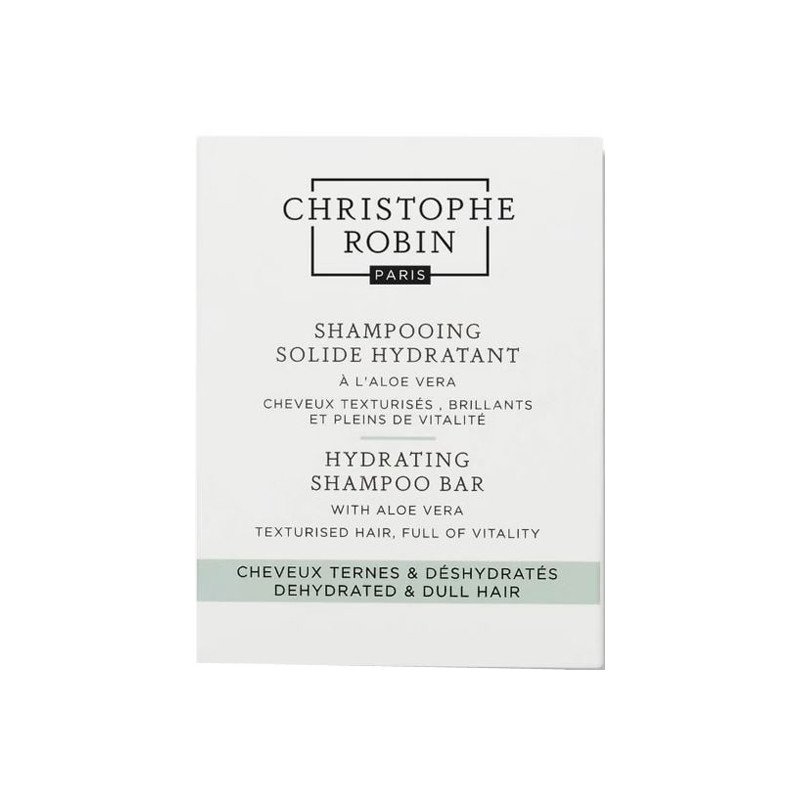 Christophe Robin shampooing solide hydratant à l'Aloe Vera 100gr