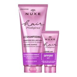 Nuxe Hair Prodigieux Le shampooing brillance miroir 200ml + Le démêlant 30ml