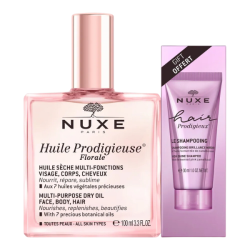 Nuxe Huile Prodigieuse 100ml + hair prodigieux le shampoing brillance miroir 30ml