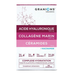 Granions complexe hydratation de la peau - 60 comprimés