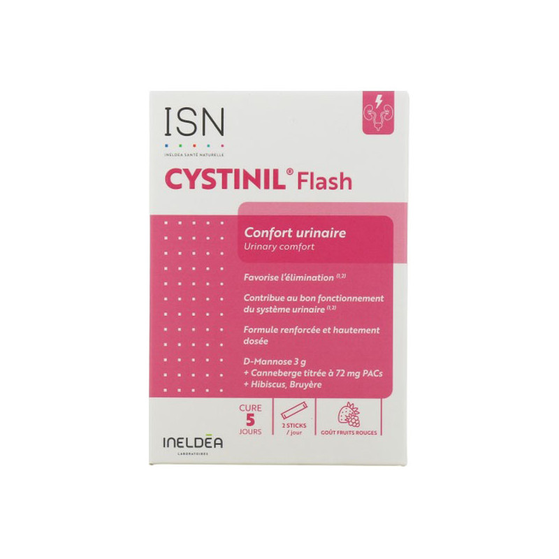 Ineldea Cystinil Flash confort urinaire 10 sticks