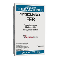 Therascience Physiomance Ferrochel fer 30 comprimés