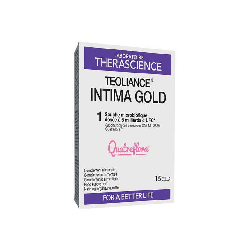 Therascience Teoliance Intima Gold Quatreflora 15 gélules