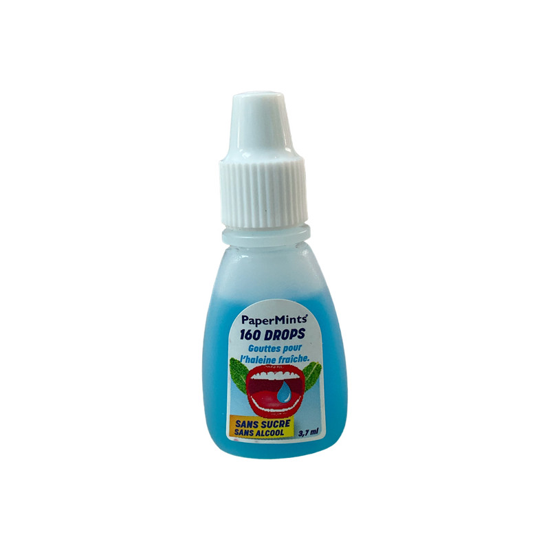 PaperMints 160 drops gouttes pour l'haleine fraîche 3,7ml