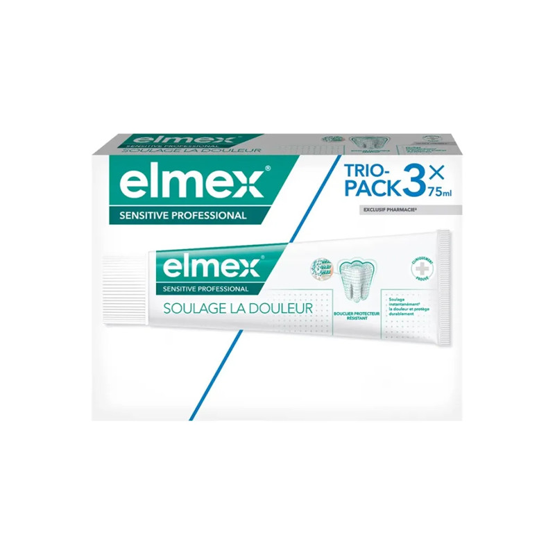 Elmex sensitive professional dents sensibles 3 x 75ml