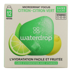 Waterdrop Microdrink Focus citron - citron vert pack de 12 portions