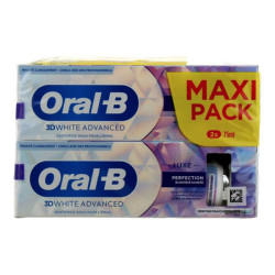 Oral-B 3D White Advanced Luxe Perfection dentifrice 2 x 75ml