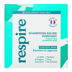 Respire Shampoing solide purifiant cheveux gras 75gr