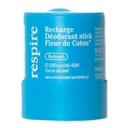 Respire Recharge déodorant stick Fleur de Coton 50gr