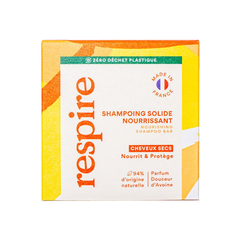 Respire Shampoing solide nourrissant cheveux secs 75gr