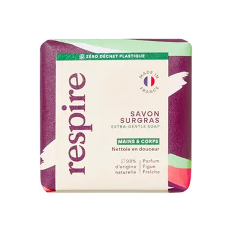 Respire savon surgras figue fraîche 100gr