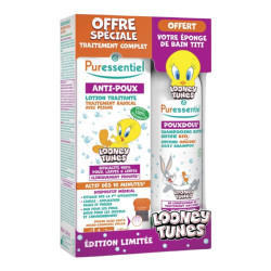 Puressentiel coffret Anti-poux looney tunes shampooing bio 200ml + lotion traitante 100ml