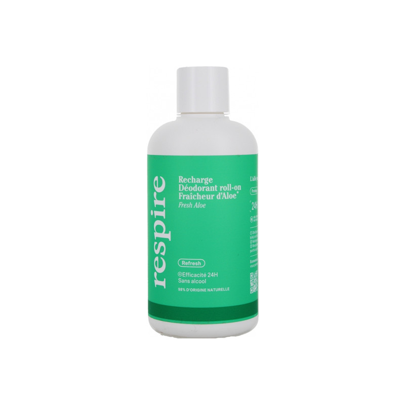 Respire Recharge déodorant roll-on fraîcheur d'aloe 150ml