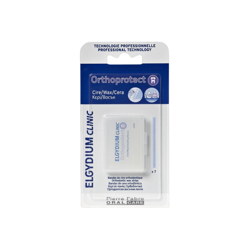 Elgydium clinic orthoprotect 7 bandes de cire