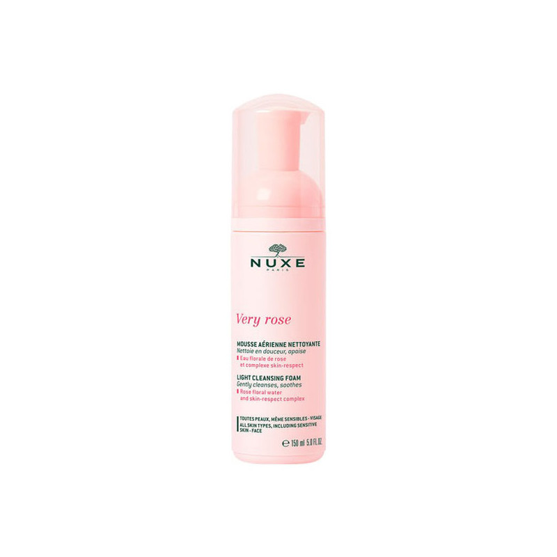 Nuxe very rose mousse aérienne nettoyante 150ml