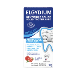 Elgydium Antiplaque dentifrice solide 60 comprimés