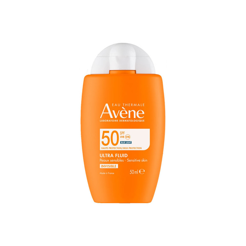 Avène Ultra Fluid Invisible SPF50 peaux sensibles 50ml