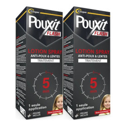 Cooper Pouxit Flash Spray anti-poux lot de 2x150ml