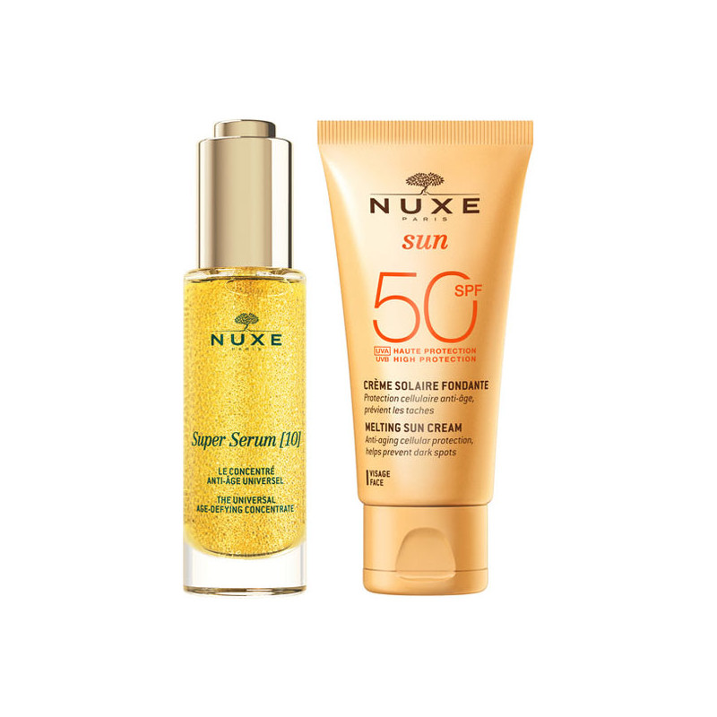 Nuxe Super Serum [10] 30ml + Sun 50SPF Crème solaire fondante 50ml