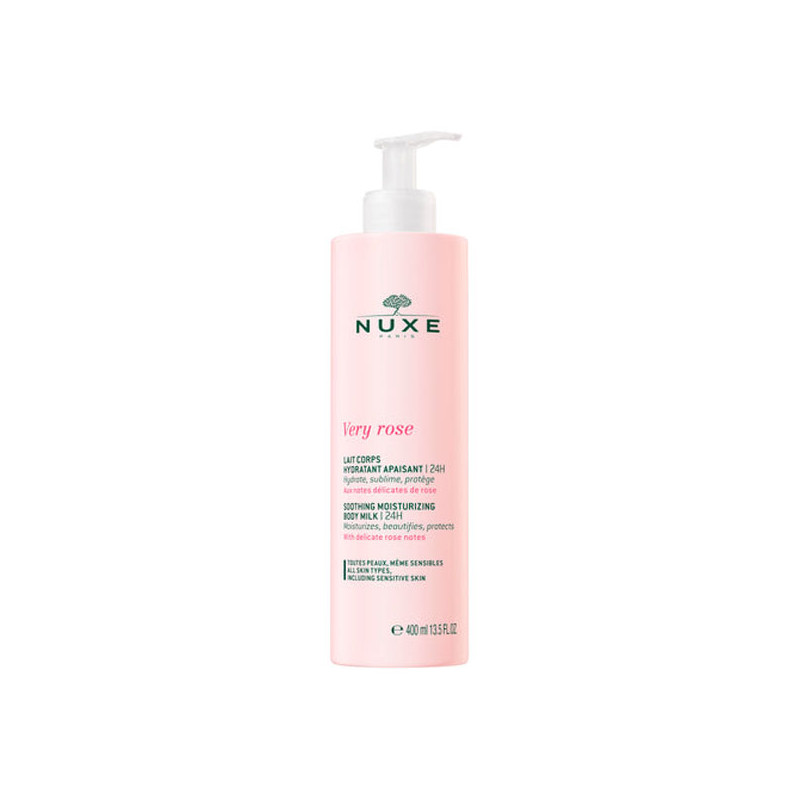 Nuxe Very rose Lait corps hydratant apaisant 24h 400ml