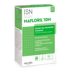 Ineldea Santé Naturelle Mafloril 10M Soutien du microbiote intestinal 30 gélules