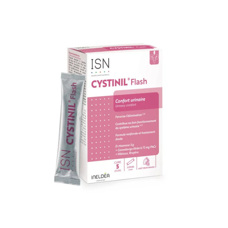 Ineldea Santé Naturelle Cystinil Flash Confort urinaire 10 sticks