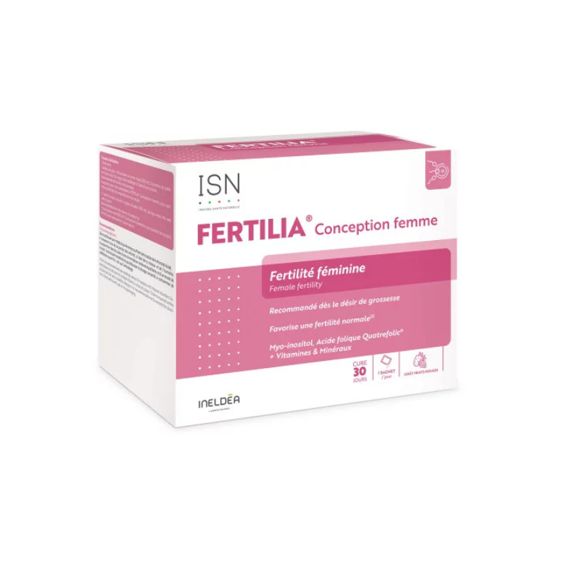 Ineldea Santé Naturelle Fertilia Conception femme 30 sachets