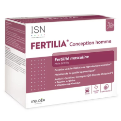 Ineldea Santé Naturelle Fertilia Conception homme fertilité masculine 30 sachets