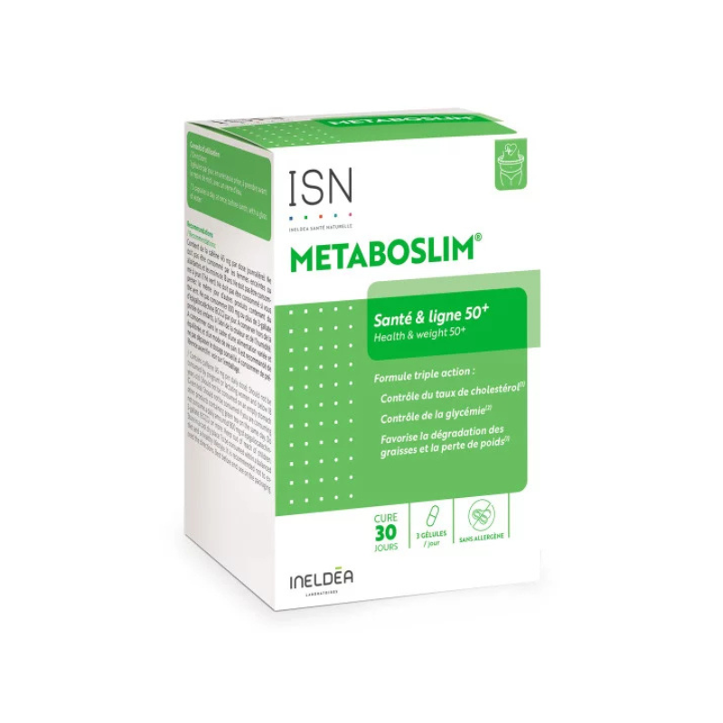 Ineldea Santé Naturelle Metaboslim Santé et ligne 50+ 90 gélules