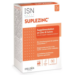 Ineldea Santé Naturelle Suplezinc 60 gélules